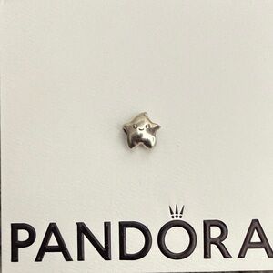 Pandora Smiling Silver Star Charm